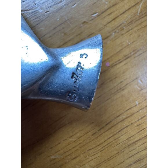 Vintage 1990's Suellen Pewter Angel Figurine 2.5” "Angel of Joy" - Picture 3 of 9